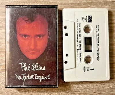 Phil Collins No Jacket Required Cassette Tape 1985 Atlantic Columbia Rock Pop - Image 1 of 4