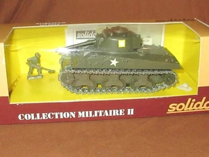 SERBATOIO PRESSOFUSO SOLIDO SHERMAN GIOCATTOLO COME NUOVO IN SCATOLA MADE FRANCE - Verde con accessori - Foto 1 di 5