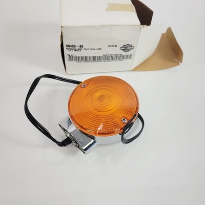 68400-86 OEM Harley-Davidson передний поворотник мигалка 1984-1993 Electra скольжения - Изображение 1 из 4