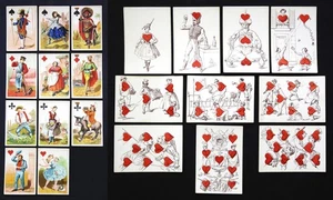 Jeanne Hachette Transformation play cards jeu juego cartas Grimaud 1870 - Imagen 1 de 6