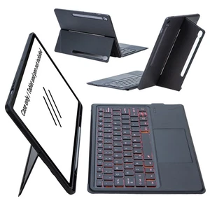 For Samsung Galaxy Tab S10 FE+ 13.1 inch Case with Keyboard Backlit Detachable - Picture 1 of 11