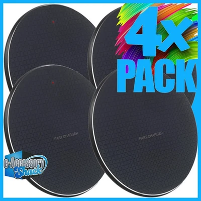 4 Pack Wireless Fast Charger Adapter Pad Dock Stand For iPhone 14 15 16 Pro Max - Image 1 of 4