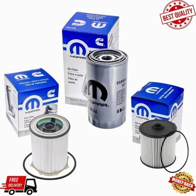 Mopar OEM Filter Kit 6.7L Cummins Fuel & Oil Filters for Ram 2500-5500 2019-24 - Image 1 of 4
