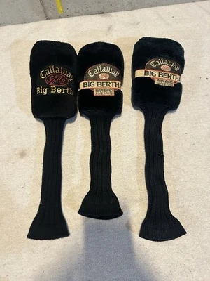 3 Callaway Big Bertha S2H2 Headcovers 1,1 &  Heaven Wood Plush Head Covers Golf - Image 1 of 4