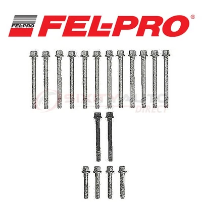 Fel Pro Cylinder Head Bolt Set for 2002-2006 Chevrolet Avalanche 2500 8.1L ts Foto 1 de 4