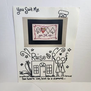 Raise the Roof You Suit Me Cross Stitch Pattern Chart - Picture 1 of 4