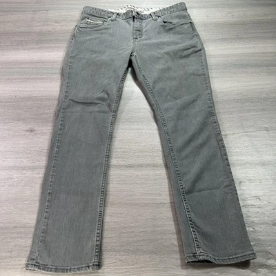 Pantalones de mezclilla Vans Jeans para hombre 34x29 gris pierna recta hechos a medida informales clásicos Foto 1 de 4