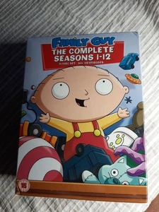 FAMILY GUY.The Complete Seasons 1-12. Dvd.34 Disc BOXSET.Brand New,Sealed.Reg 2 - Picture 1 of 12