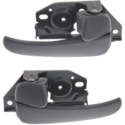 Door Handle Set For 2001-2006 Kia Optima Front or Rear Textured Blk Plastic 2Pcs - Image 1 of 4