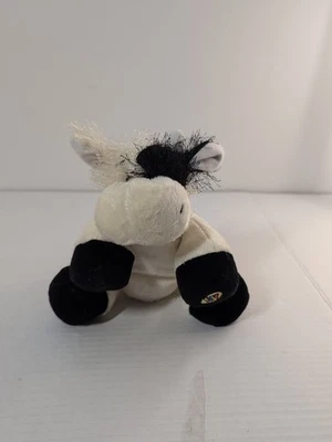 Classic Webkinz BLACK & WHITE COW GANZ HM003 Plush Stuffed Animal NO CODE - Image 1 of 4