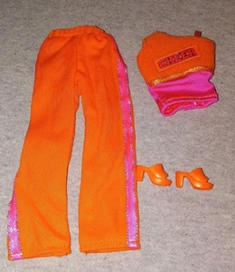 Vtg Babrie Cheerleader Ever Flex Top And Oants With Krange Shoes - Picture 1 of 2