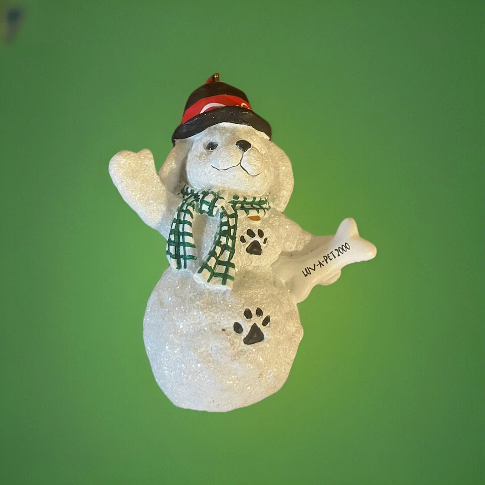 Perro Cachorro Adorno Petsmart Caridades Luv-A-Pet 2000 Coleccionable Regalo de Navidad Foto 1 de 1