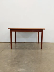 Vintage Danish Mid Century Modern Teak Extendable Dining Table - Picture 1 of 9