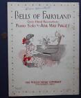 1934 Bells of Fairyland croix piano partition à main pixies sprites brownies----