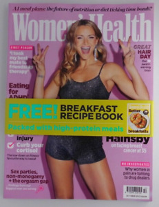 Women's Health magazine Oct 2023 Peloton's Leanne Hainsby +Breakfast recipe book