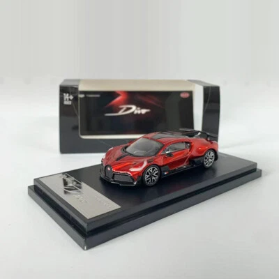 Time Micro 1:64 Model Car Bugatti DIVO Alloy Die-Cast Sport Vehicle - Fire Red - Image 1 of 4