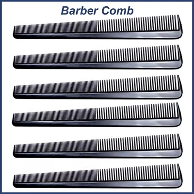 6Pcs Pocket Hair Comb 7" Beard & Mustache Combs for Men's Hair Beard Barber - Image 1 of 4