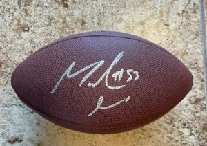 MAURKICE POUNCEY Pittsburgh Steelers AUTOGRAPH Full Size Replica NFL Football - Picture 1 of 3