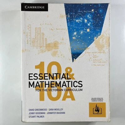 Cambridge Essential Mathematics For The Victorian Curriculum 10 & 10A Woolley - Image 1 of 4