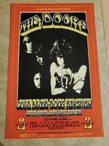 SIGNED by Randy Tuten The Doors BG-219 Winterland Concert Postcard 1970 - Picture 1 of 5