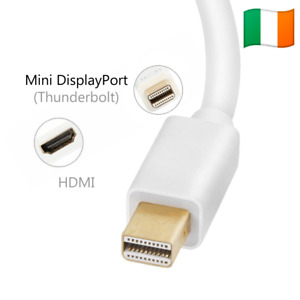 Mini Display Port To HDMI Cable Adapter Thunderbolt Converter Apple Macbook. 034