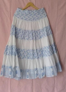 Sommer Maxirock Damen von Orsey, Gr. L, 2-lagig, 100% Baumwolle - Bild 1 von 3