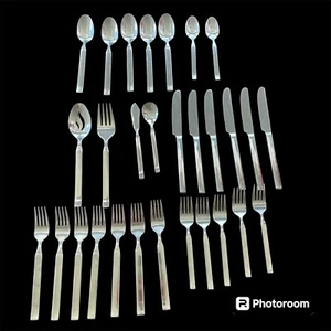 Splendide Stainless Flatware Dinnerware Silverware Lot Forks Spoons 29 Pieces - Picture 1 of 9