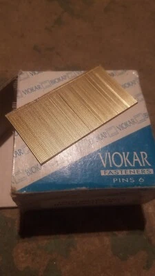 VIOKAR 23 Gauge Pins B6/35 MM 1  3/8" Inch 10,000 Per Box - Image 1 of 3