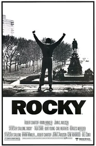 Rocky - Movie Poster Sylvester Stallone - Victory Pose 11x17 Balboa Boxing Film - Picture 1 of 1