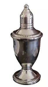 Salero, plata de ley, Duchin, renacimiento colonial, Gadrooned, 4,5" t - Imagen 1 de 6