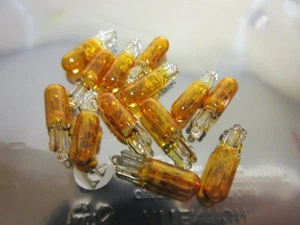 286 12v 1.2W T5 CML WEDGE CAPLESS DASHBOARD (X10 BULBS) ORIGINAL AMBER COLOUR