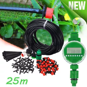 Timer Automatisch Bewässerungssystem Micro Bewässerung Tropfschlauch Garten 25M - Bild 1 von 20