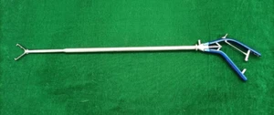 Laparoscopic Tenaculum Forceps 12mmx460mm Double Action Reusable Instruments - Picture 1 of 12