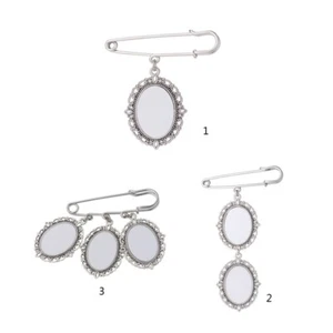 Lace Frame Oval Aluminum Sheet Photo Frame Pendant Suitable for Holiday Craft - Picture 1 of 10