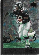 1997 Upper Deck Black Diamond NFL No. 35 Jamal Anderson
