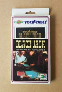 Vintage 1992 Pocketable Black Jack Casino Table Game Travel Size Syu Creation - Picture 1 of 12