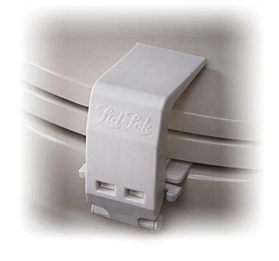 Mommy's Helper Lid-Lok Toilet Seat Safety Latch, White, 1-Pack Foto 1 de 4