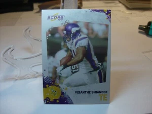 2010 Score Football #168 - Visanthe Shiancoe - Minnesota Vikings 10-310 - Picture 1 of 2