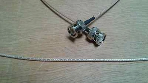 Cavo ponticello coassiale RG-316 BNC maschio a BNC maschio RF treccia USA 3 piedi - Foto 1 di 1