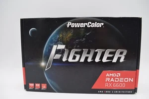 PowerColor Fighter AMD Radeon RX 6600 8GB GDDR6 Graphics Card - Bild 1 von 8