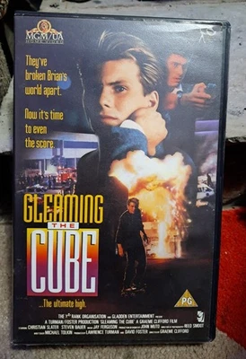 VHS big box Gleaming the cube. reversible cover. rare - Image 1 of 4
