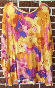Top Belle Kim Grava Colorido Tejido Cruzado Cuello Cerradura Talla 2X - Imagen 1 de 4