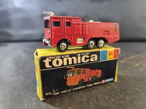 273 Tomica Black Box Japan Tokyu Chemical Fire Truck Super Speed - Picture 1 of 6