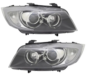 Xenon Scheinwerfer Set für 3er BMW E90 Limo E91 Touring bis 2008 D1S H7 Angel - Bild 1 von 5