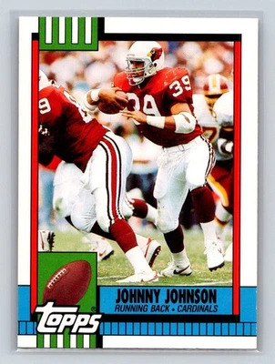 1990 Topps Traded #104T Johnny Johnson Phoenix Cardinals Rookie - Image 1 of 2
