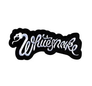 WHITESNAKE Embroidered Patch Iron on Sew Badge Heavy rock Metal David Coverdale - Picture 1 of 13