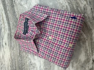 Polo Ralph Lauren Shirt Men’s Large Plaid Custom Fit Long SL Button Up EUC - Picture 1 of 8