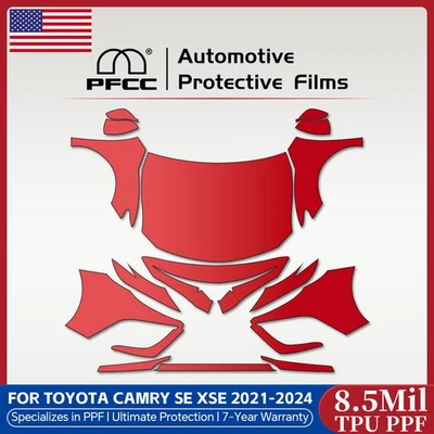Full Front Precut PPF For Toyota Camry SE XSE 2021-2024 Paint Protection TPU Bra - Image 1 of 4