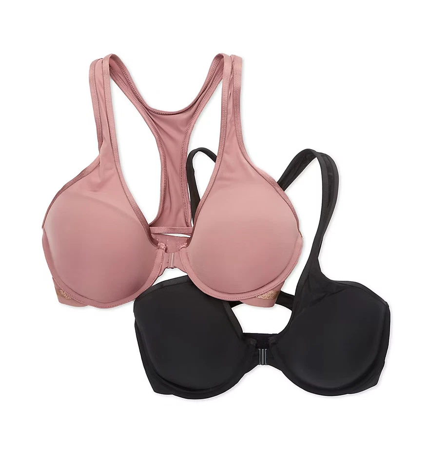 Sujetador camiseta Fruit Of The Loom FR124 Game Changer cierre delantero/trasero - Paquete de 2 Foto 1 de 1