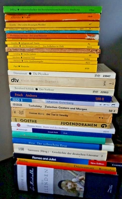 30x Klassiker & Schullektüren Sammlung – Reclam, Dürrenmatt, Goethe, Mann u.v.m - Bild 1 von 4